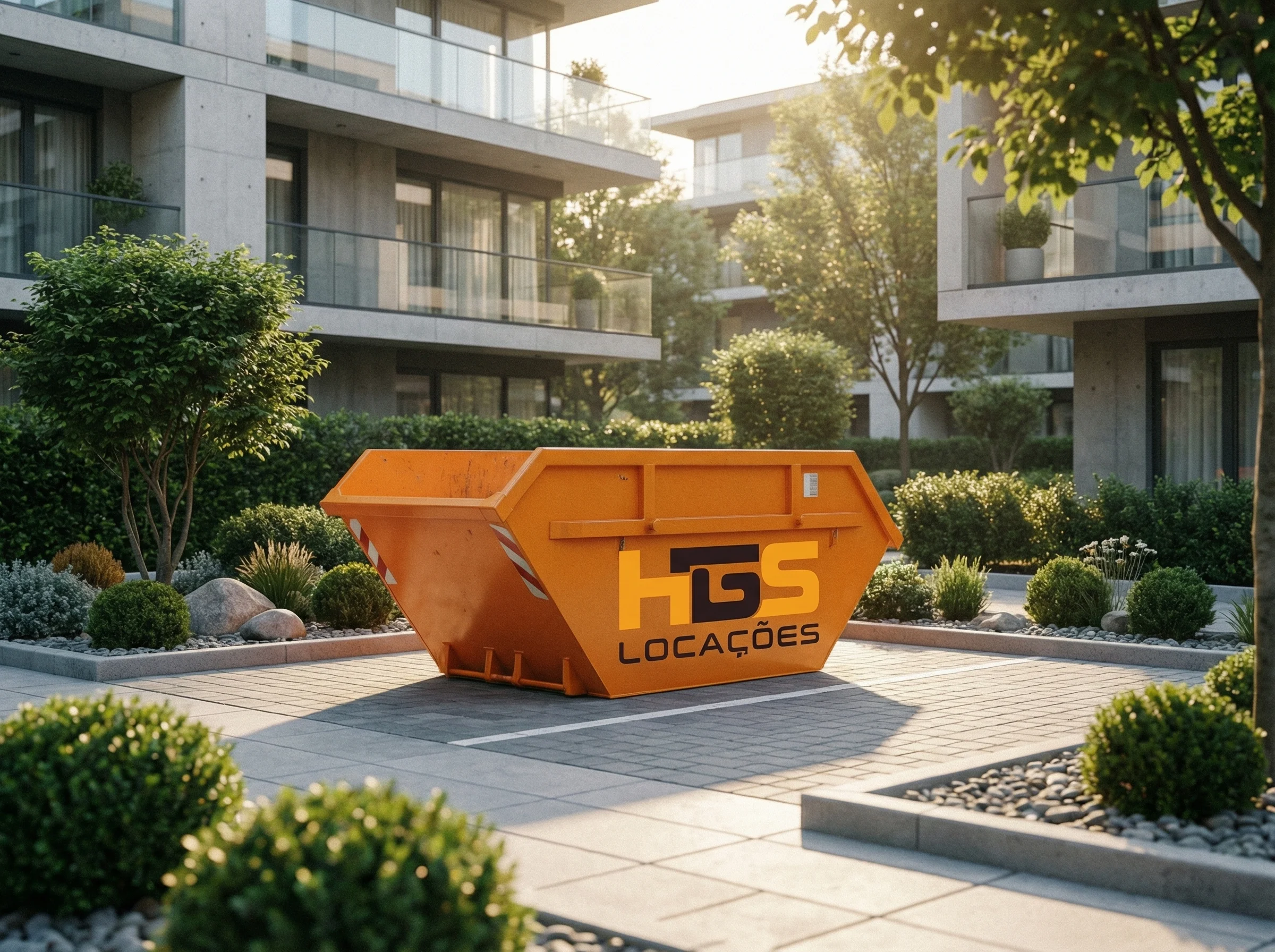 Caçambas estacionárias